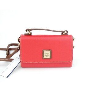 Dooney & Bourke Red Saffiano Leather Shoulder Bag  NWT